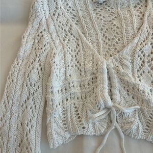 Women's Cream Knit Sweater